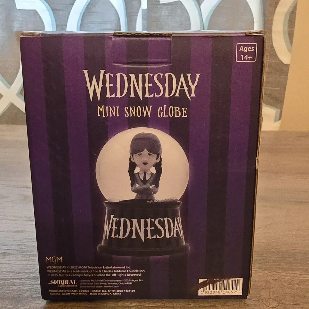 Wednesday Adams Mini Snow Globe 5